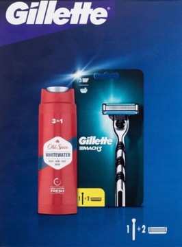 Zestaw maszynka GILLETTE MACH 3 + OLD SPICE 