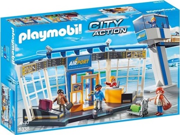 KLOCKI PLAYMOBIL 5338 LOTNISKO Z WIEŻĄ KONTROLNĄ