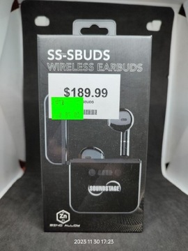 Bezprz. słuchawki Super Earbuds z etui ładującym