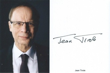 Jean TIROLE autograf! NOBEL 2014
