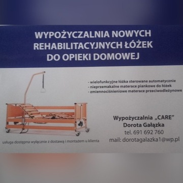 Łóżko rehabilitacyjne