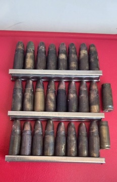 ładowniki z amunicją 7,62x25 PPsz,TT,PPs3
