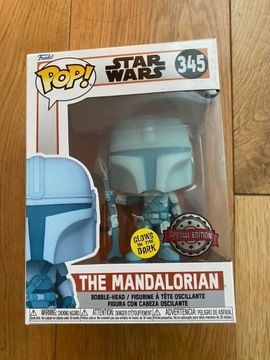 Funko POP! Star Wars Mandalorian GITD 345 Figurka