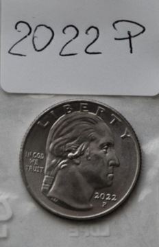 25 centów USA  2022 P