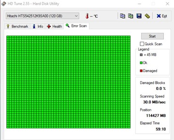 Dysk 2,5" Hitachi 120GB HTS542512K9SA00 HDD