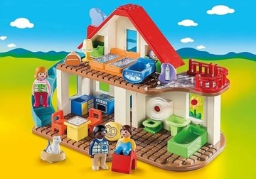 PLAYMOBIL ładny domek działa z dzwonkiem świetlny