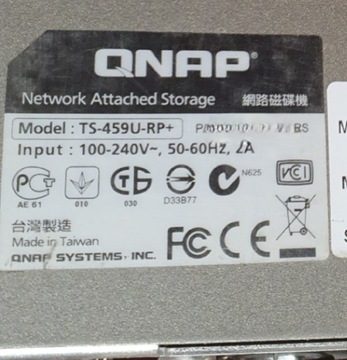 Serwer Qnap ts-459-rp+ Rack na 4 dyski