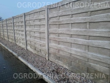 Płyty betonowe przęsła betonowe panele siatka