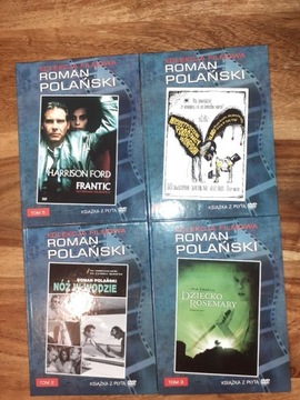Roman Polański - zestaw 4 DVD, wyd. książkowe
