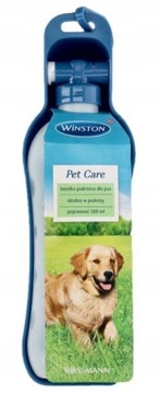 WINSTON Pet Care Butelka podróżna z miską na wodę dla psa 500ml