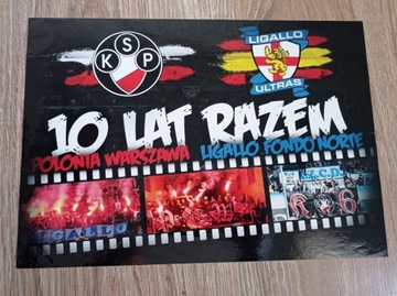 Vlepka a4 Polonia Warszawa Ultras Ligallo