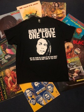 T-Shirt Bob Marley, Roots Reggae, Sitodruk, 5