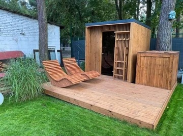 Sauna ogrodowa 2x2.4m  