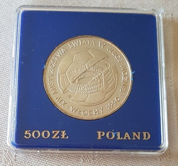 500 zł Mistrzostwa w piłce nożnej Włochy 1990