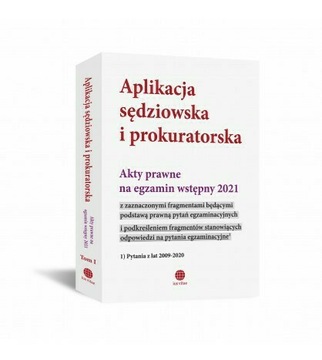 Aplikacja sędziowska i prokuratorska. Akty prawne