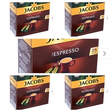 Kawa Jacobs Espresso, 25 patyczków z Niemiec 