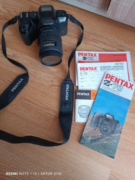 Aparat fotograficzny Pentax Z70+obiektyw