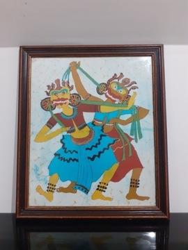 Obraz plemiennygo indianskiego tańca 