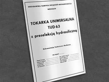 Instrukcja DTR: Tokarka TUD 63