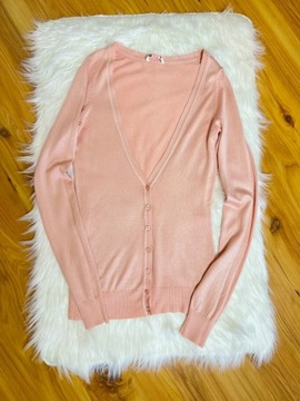 Damski różowy sweter Bershka S