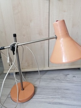 Lampka na biurko prl Polam Wilkasy regulowana 