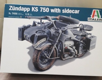 Model plastikowy Zundapp KS 750 skala 1: 9