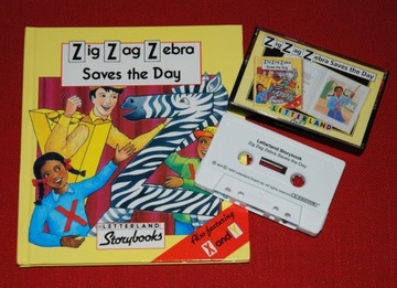 ZIG ZAG ZEBRA * książka + kaseta MC * letterland