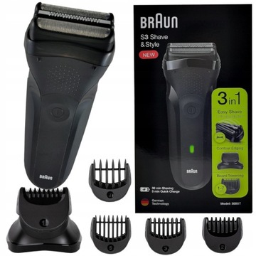 Golarka BRAUN 300BT Series 3 Shave & Style 3w1