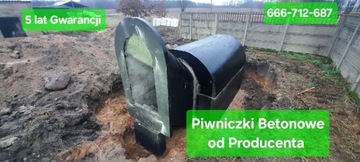 Piwniczki ogrodowe z półokrągłym I płaskim dachem 