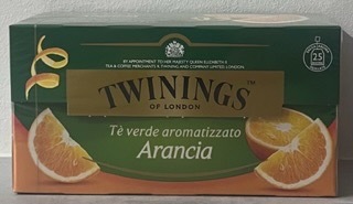 Twinings Green Tea Orange 25 saszetek