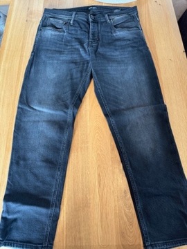 spodnie jeans włoskie czarne Antony Morato 52/L