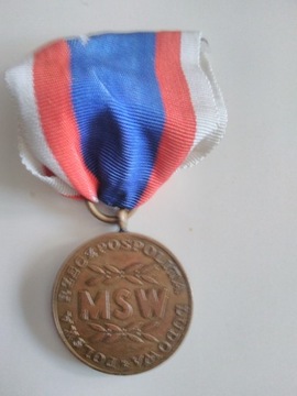 Medal X Lat w Służbie Narodu MSW