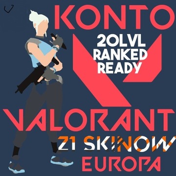 Konto Valorant|20lvl|EU|11 Skinow