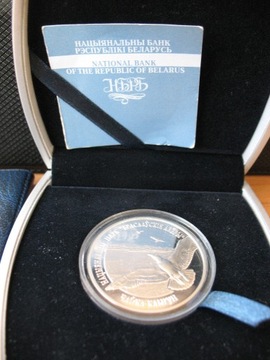 Moneta  20 rubli Czajka Mewa Białoruś