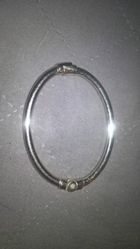 Bransoletka PRL otwierana zamykana metalowa 6-7cm.