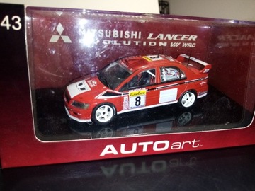 1:43 autoart mitsubishi Lancer minichamps spark 