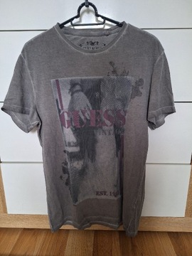 Guess T-shirt meski z nadrukiem rozmiar S