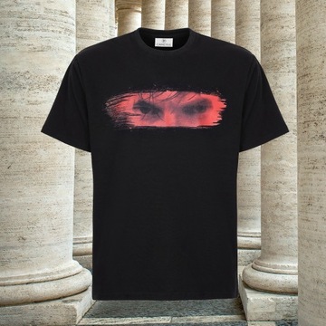 Czarna koszulka T-shirt oczy polska produkcja