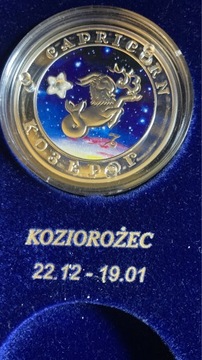 100 Dram „Znaki zodiaku-Koziorożec”