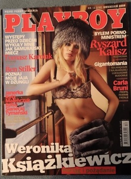 Playboy Nr 12/2008 Weronika Książkiewicz 