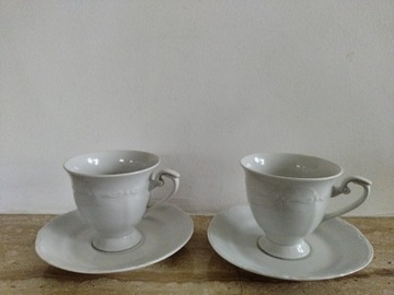 2 x filiżanka do herbaty/ porcelana Chodzież 