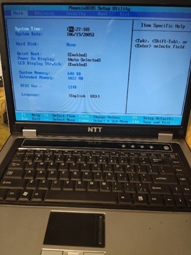 Laptop NTT corino 605i
