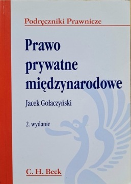 Prawo prywatne międzynarodowe, Jacek Gołaczyński