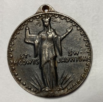 Górny Śląsk plebiscyt 1921 medal Jadwiga 