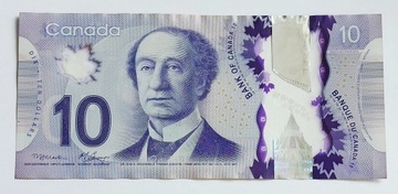 10 $ 2013 Kanada, banknot polimerowy 