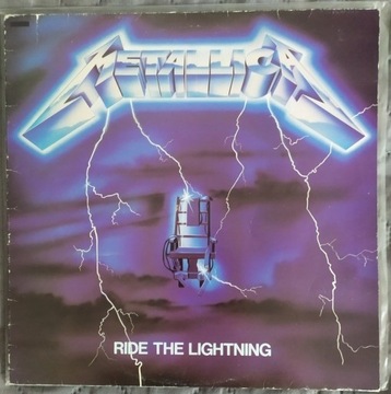 Metallica - Ride The Lightning. EX. France. LP.