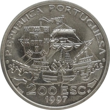 Portugalia 200 escudos 1997, KM#697