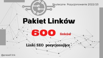 SEO pakiet 600 szt. linki Pressell Pozycjonowanie