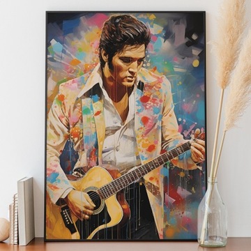 Plakat A3, Elvis Presley, PROMOCJA 2+1 GRATIS!