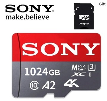 Karta pamięci 4K SONY 1TB Micro SDXC+ADAPTER+TF!